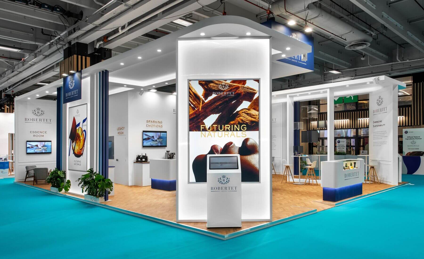 Stand Robertet au salon FIE 2025 par Teko EAS